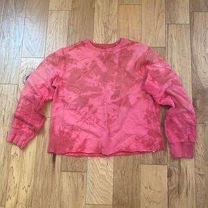 Tie dye red sweater shirt,excellent condition